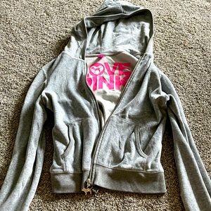 VS Pink Velour Jacket